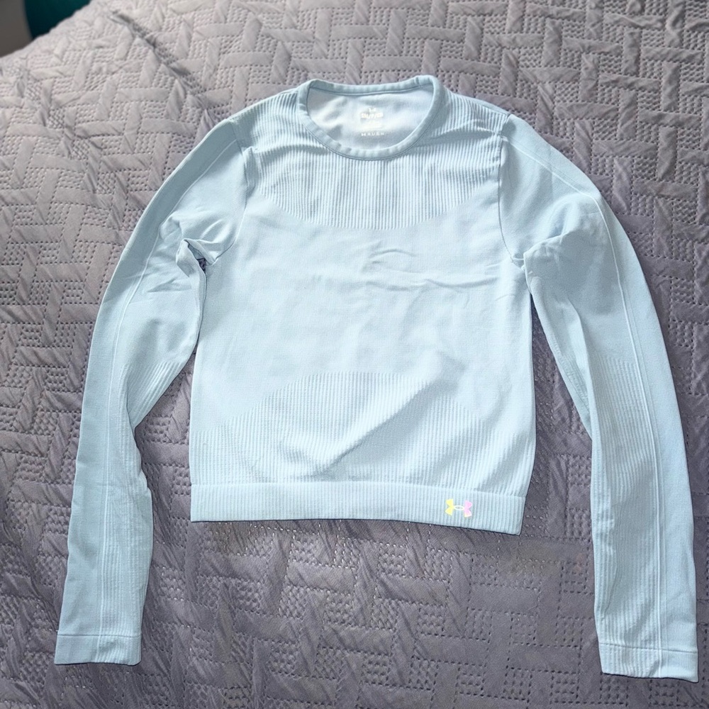 Under Armour Sky Blue Long Sleeve Tee